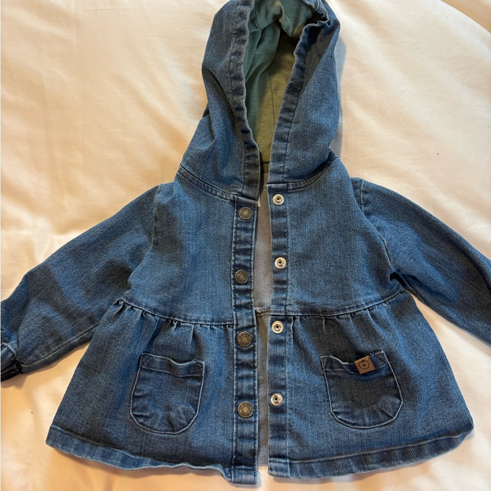 Carter's Blue Denim Hooded Jacket